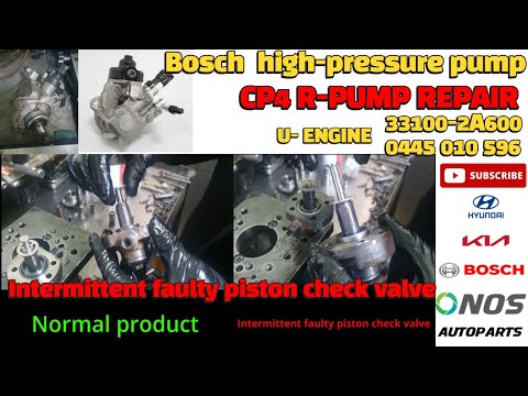 CP4 BOSCH High Pressure Fuel Pump Repair 331002A600 0445 010 596