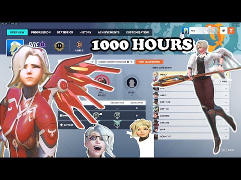 what 1,000+ hours on mercy looks like // OW2 mercy montage