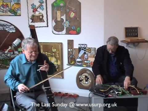 Max Eastley, Steve Beresford & Lol Coxhill. The Last Sunday at Usurp Art, 140 Vaughan Road  Harrow.