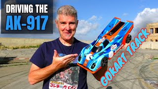 Driving footage RLAARLO AK-917 at the abandoned gokart track! OMFG!