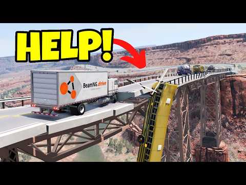 Bridges COLLAPSE Under Heavy Trucks  Extreme Weight Test! | BeamNG Mods