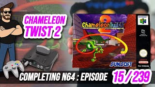 Completing EVERY UK PAL N64 Game! Chameleon Twist 2 15/239 Nintendo 64