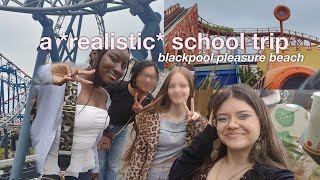 trip to blackpool pleasure beach vlog (facetime style) 🍡 realistic, friends