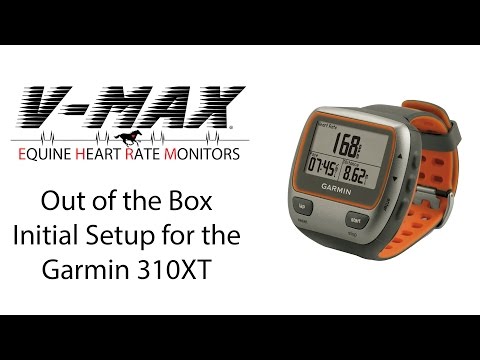 Out of the Box Initial Setup for the Garmin® 310XT