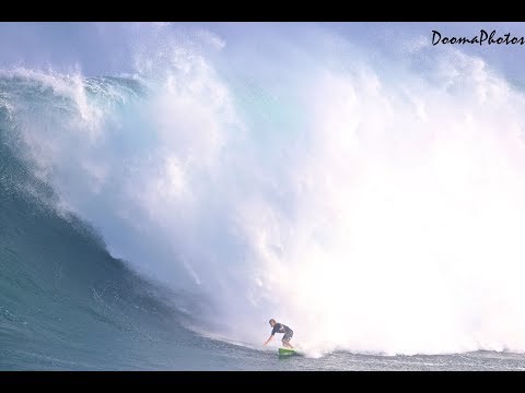 John John Florence Paddles Jaws Maui 2018 SONY 4K