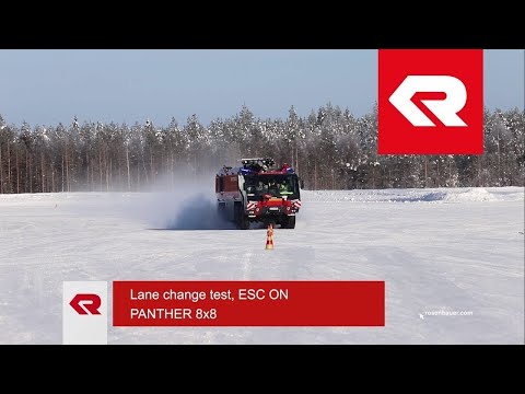 Electronic Stability Control PANTHER 8x8 - Rosenbauer
