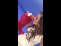 Dinah And Elmo Backstage On SesameStreet