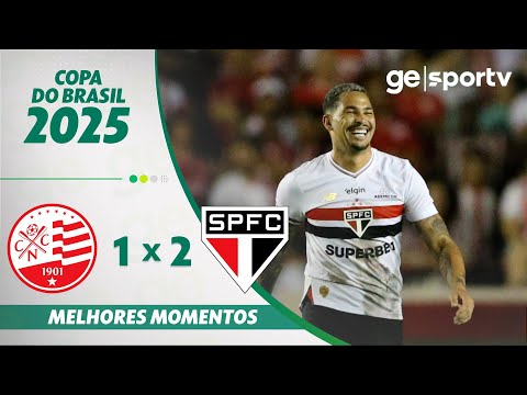 Gols e lances de Náutico x São Paulo