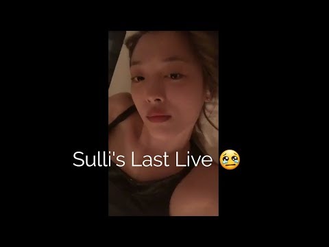 191006-Sulli Last Instagram Live \ Rip Angel #Sulli #IGLIVE #Lastlive #RipSulli