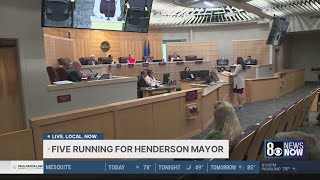 5 candidates vying for Henderson mayor