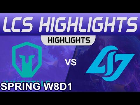 IMT vs CLG Highlights LCS Spring Season 2022 W8D1 Immortals vs Conter Logic Gaming by Onivia