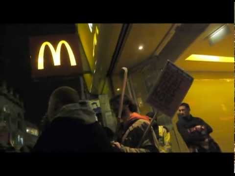 McDonalds workfare protest 