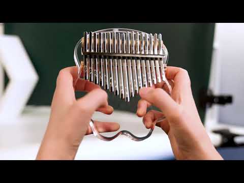 17 Keys Transparent Acrylic Thumb Piano Kalimba