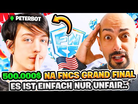 🥶😱PETERBOT DOMINIERT DAS 500.000$ NA FNCS GRAND FINAL! | TAG 1