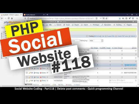Social Website from scratch Part 8 Profile Page Top Bar | PHP | HTML | CSS | MYSQL Database