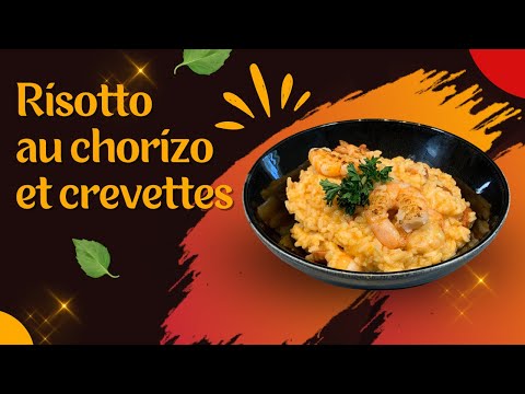 Risotto au chorizo et crevettes