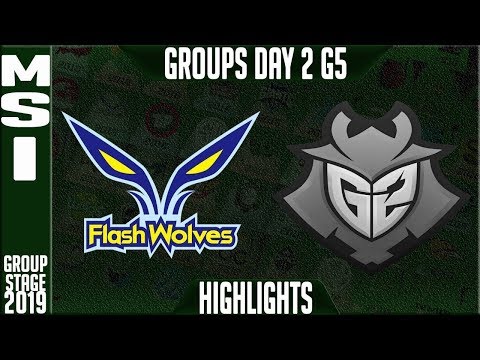 FW vs G2 Highlights MSI 2019 Flash Wolves vs G2 Esports MSI Highlights by Onivia
