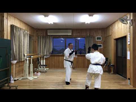 43才VS小学６年　空手スパーリング2
