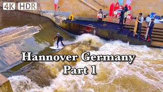 Hannover Germany Walking Tour 2025 Part 1 | 4K Video | City Walk in Ge