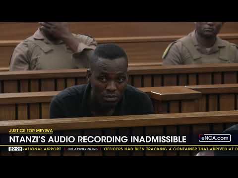 Senzo Meyiwa murder trial Bongani Ntanzi's audio recording inadmissible