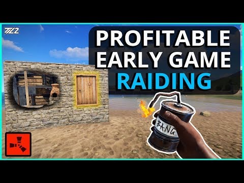 DAY ONE RAIDING Is ALWAYS So PROFITABLE!! Rust Solo Survival Gameplay Ep1 (New Series)
