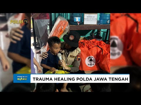 POLDA JATENG DAN POLRES BANJARNEGARA LAKSANAKAN TRAUMA HEALING DI KECAMATAN PANDANARUM