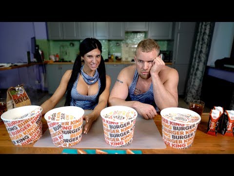 4 ВЕДРА из БУРГЕР КИНГ за РАЗ. CheatMeal Challenge.