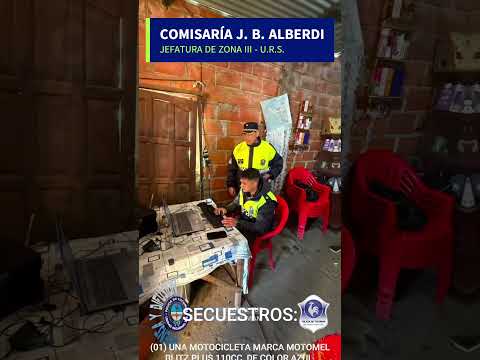 Allanamiento exitoso con detención, se recuperaron los bienes robados.    #policia #seguridad