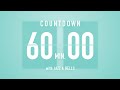 60 Minute 1 Hour Countdown Timer Flip Clock With Jazz Bell