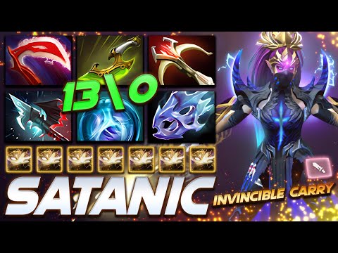 Satanic Templar Assassin Invincible Carry - Dota 2 Pro Gameplay [Watch & Learn]