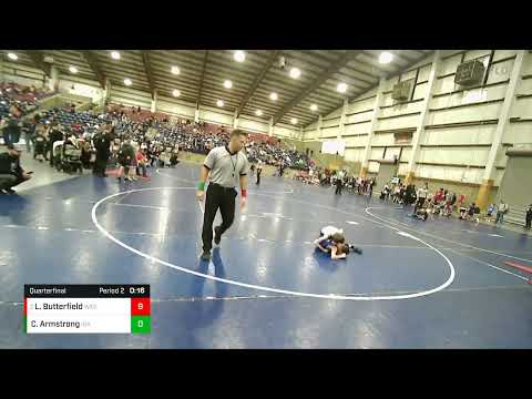 63 Lbs Quarterfinal - Larsen Butterfield, Washington Vs Cruz Armstrong, Idaho 2db9