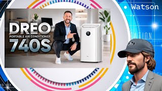 DREO Portable Air Conditioner 740S - Dual Hose Inverter System for Max Efficiency and Cooling