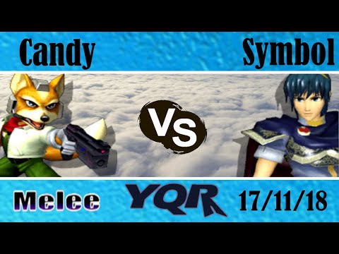 CandyChicken (Fox) vs. Symbol (Marth, Falco) - Winners Quarters - YQR#9 Melee