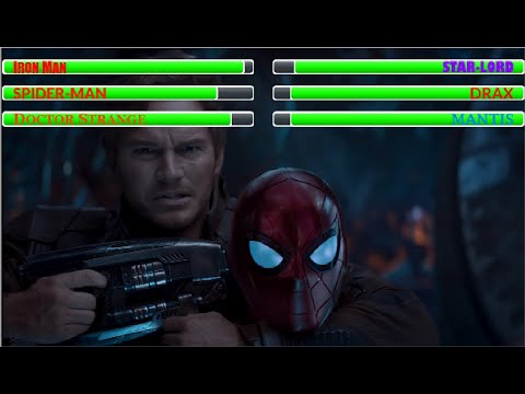 Avengers vs Guardians of the Galaxy With Healthbars
