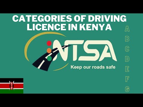 Explained: Driving License Categories in Kenya Today #ntsa #drivinglicence