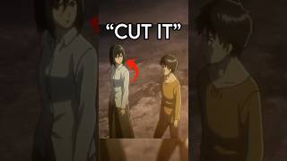 Eren DID NOT like Mikasa and Jean