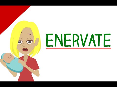 英単語を学ぶ - Enervate (Vocabulary Video) (Learn English Words - Enervate (Vocabulary Video))