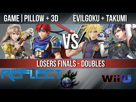 REFLECT 4 - 3D + GAME | Pillow vs. Evilgoku + Takumi - Losers Finals - Smash Wii U