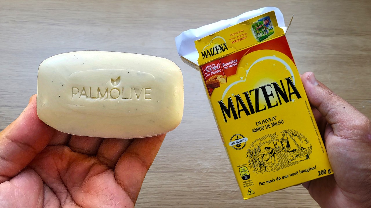 É só misturar SABONETE com MAIZENA e não precisa mais gastar no mercado