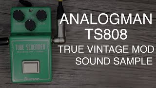 Video thumbnail for TS808 ANALOGMAN TRUE VINTAGE MOD (no talking) by 부엉이기타강준우 (육중완밴드)