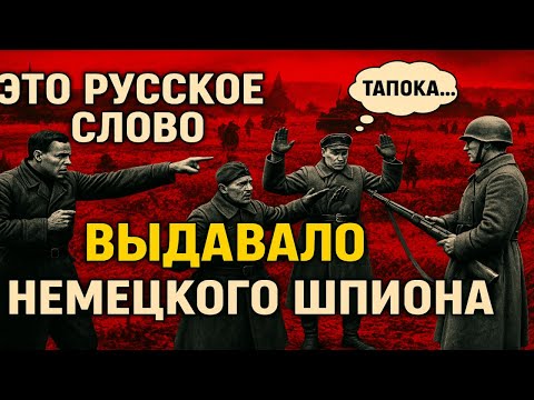Как по ОДНОМУ русскому слову ВЫЧИСЛЯЛИ ШПИОНОВ и врагов среди своих в годы войны