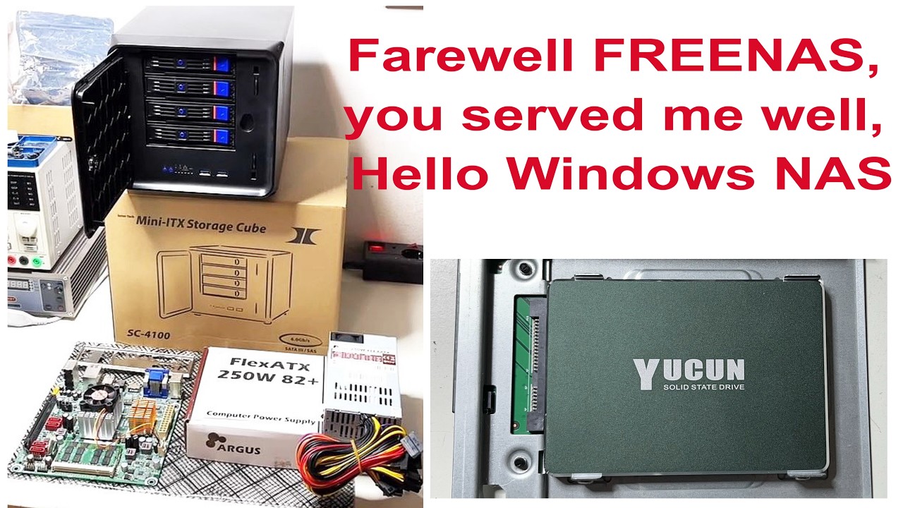 Farewell FREENAS, you served me well, Hello Windows NAS !