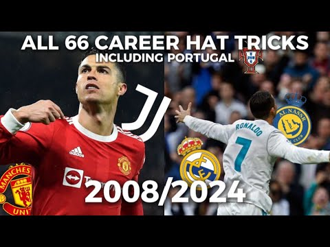 Cristiano Ronaldo - ALL 66 Career Hat Tricks