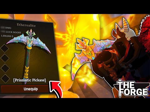 Losing My SANITY Obtaining The PRISMATIC Pickaxe In The FORGE!