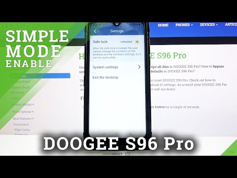 How to Disable Easy Mode in DOOGEE S96 Pro – Turn Off Easy Mode