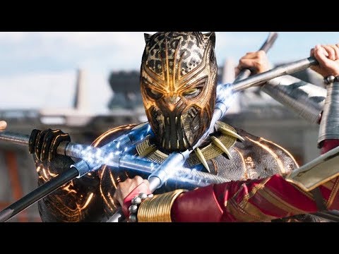 Black Panther Vs Killmonger   Final Battle   Fight Scene   Black Panther 2018 Movie CLIP HD