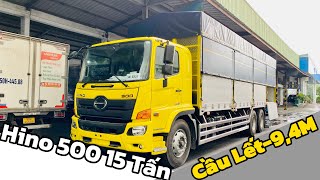 Xe Tải Hino 500 15 Tấn 2025 | Giá Hino 500 15 Tấn 2025 Mui Bạt Nhôm Kèo Đà Lạt | Hino Sài Gòn