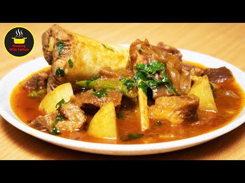 Aloo Gosht Recipe by Cooking with Fatima