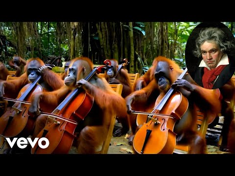 Monkeys Playing Beethoven's Symphony No. 5 - You'll Be Amazed!
