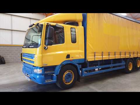 New In Stocklist For Sale: DAF CF75 310, EURO 5 - 6X2 CURTAINSIDER - 2011 - YX11 OBS